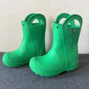 Crocs rain boots- toddler 9